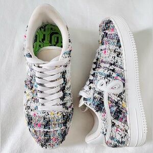 John Geiger GF-01*LIMITED EDITION*tweed boucle sneakers
